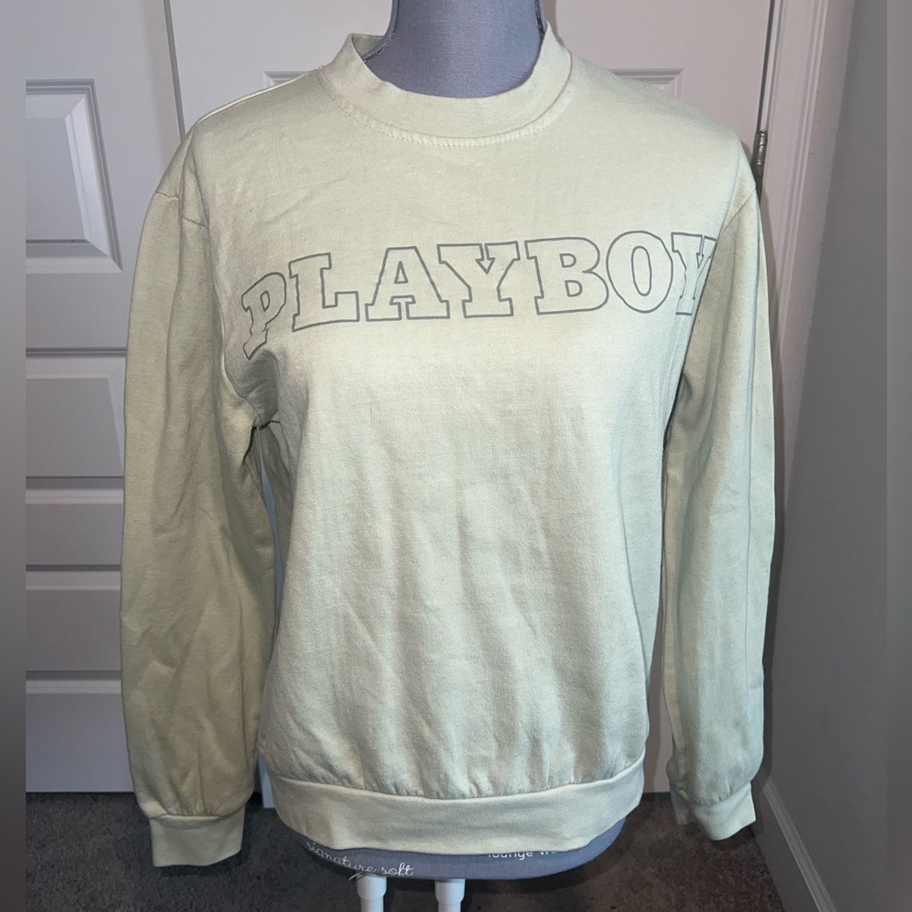 Playboy Green Crewneck Sweater